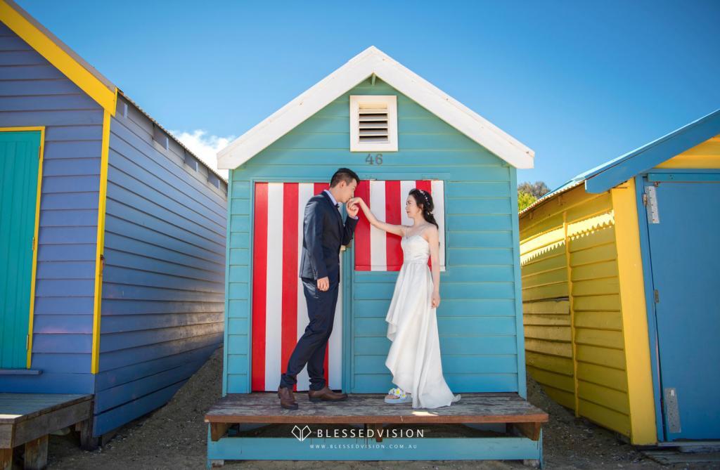 Brighton Bathing Boxes prewedding photography Melbourne wedding 悉尼 墨尔本 婚纱摄影 婚纱照 澳大利亚 澳洲旅拍 大洋路 -52146