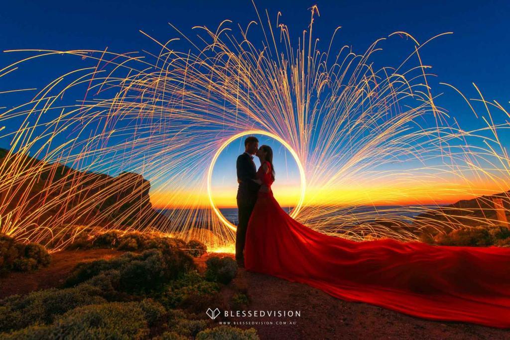 Night fireworks retro Prewedding Wedding Photography Melbourne Sydney Australia (1 of 5)